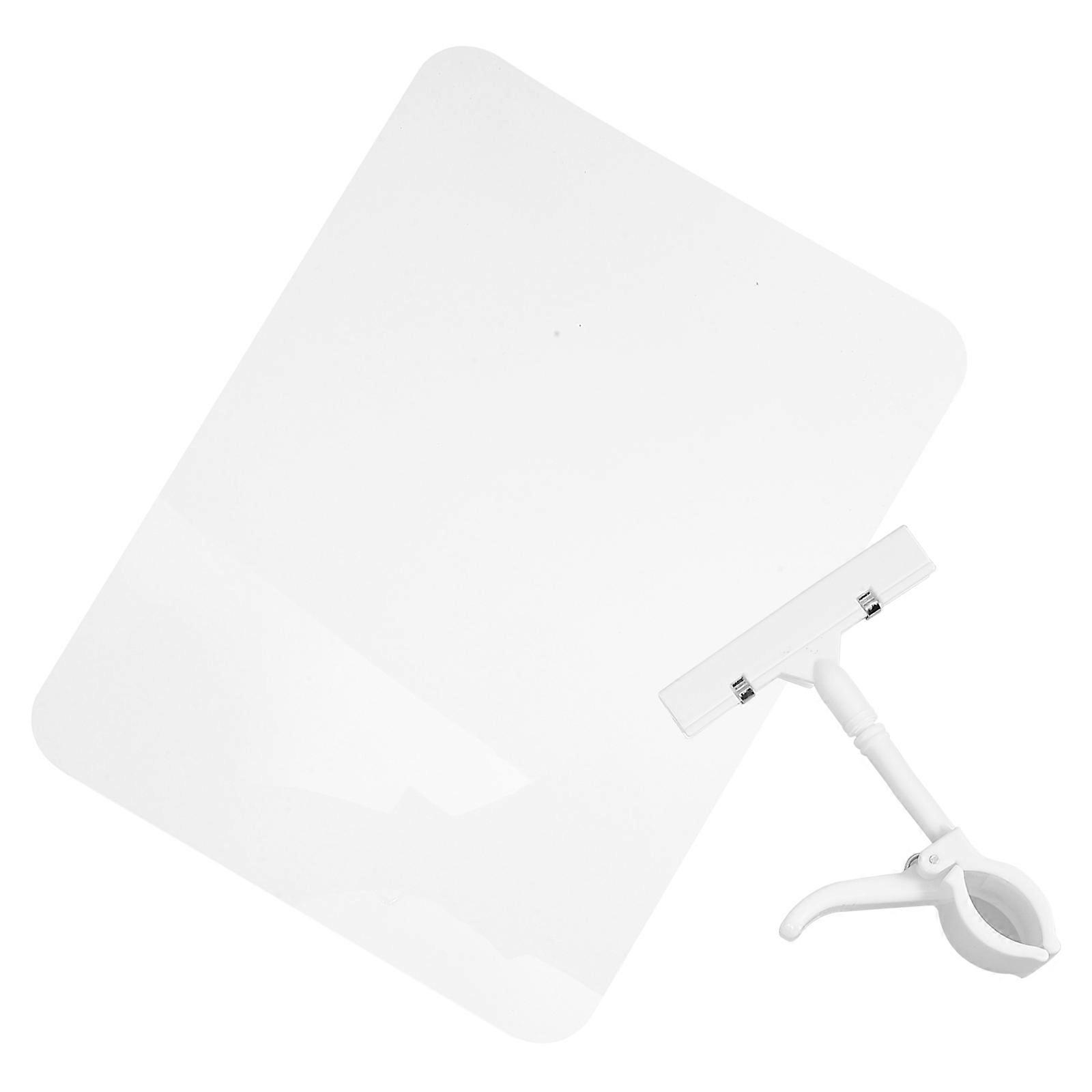 Erasable Price Tag Holder with Clip Portable Display Sign Stand for Supermarket Shelves Food Sign Holder for Advertising