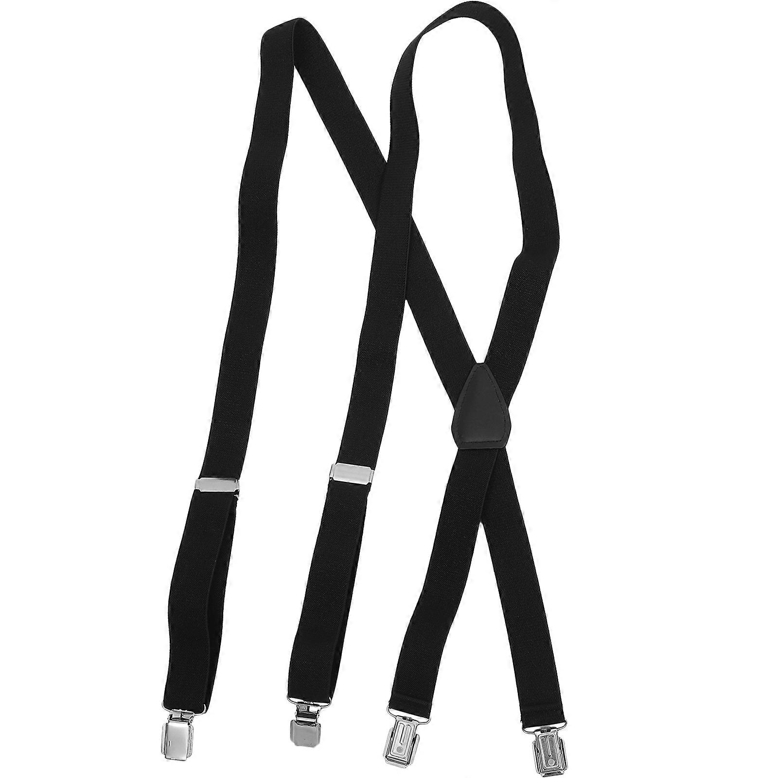 Suspenders For Men Elastic Material Pant Suspender Unisex Work Simple Design 1Pcs