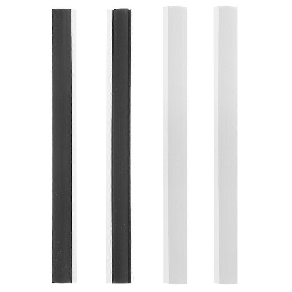 Rubber Lip Strip For Dustpan Repair Accessories 4Pcs