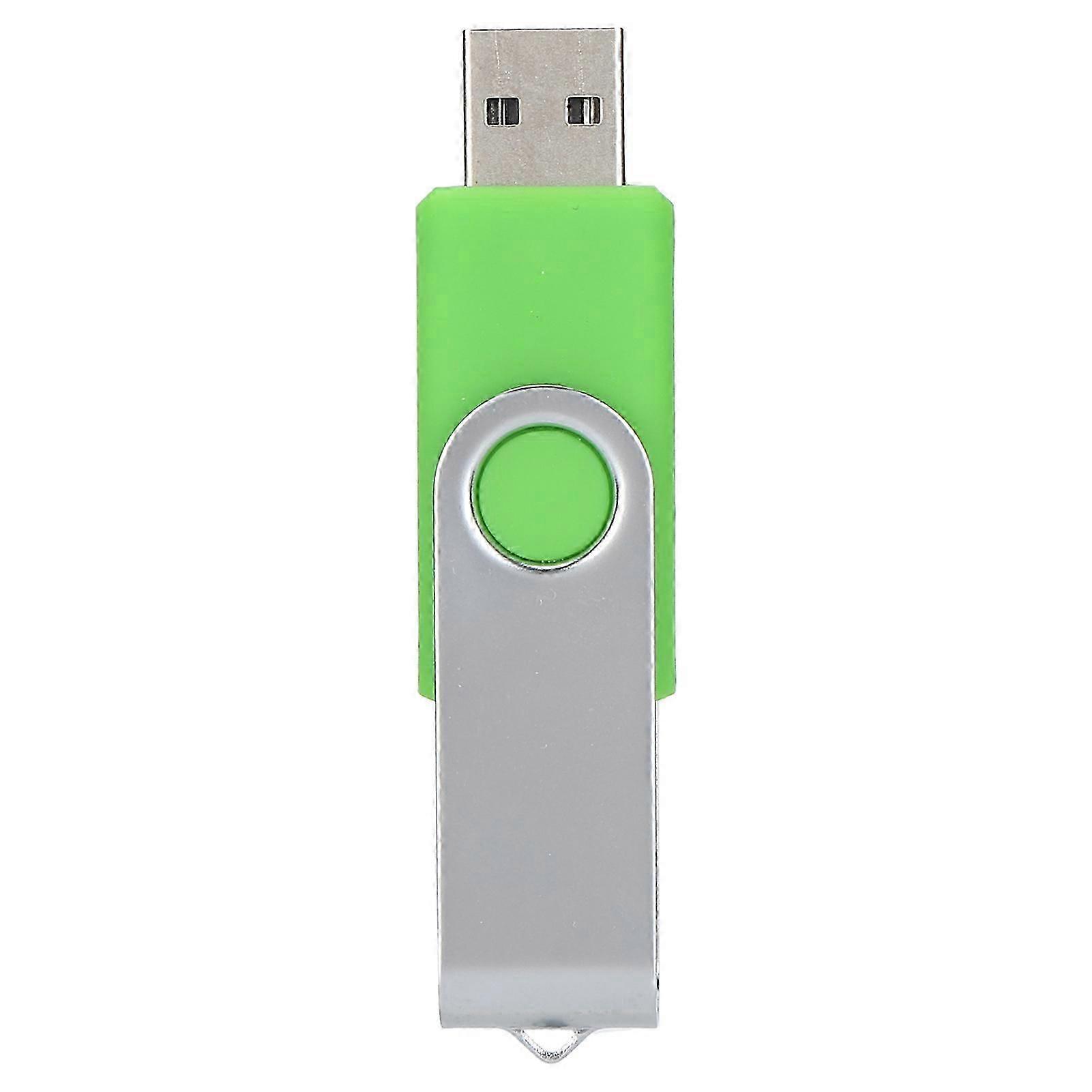 USB Flash Drive Candy Green Rotatable Portable Storage Memory Stick for PC Tablet1GB