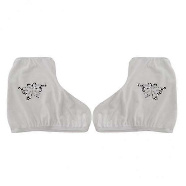 2xFigure Ice Skating Boot Covers Warm Velvet Overshoes Protector Sleeve S