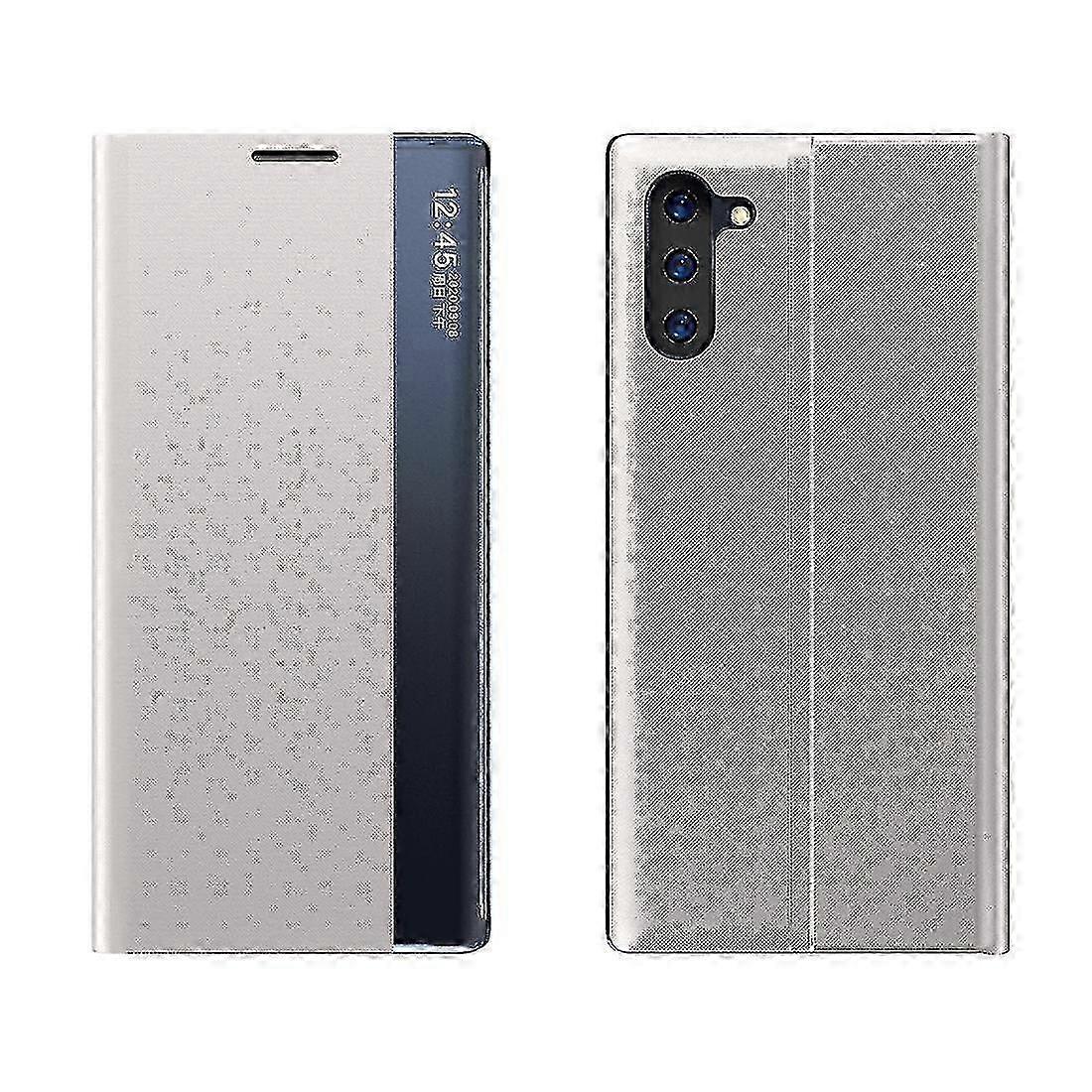 Side display flip case for Galaxy Note 10 Plus horizontal style