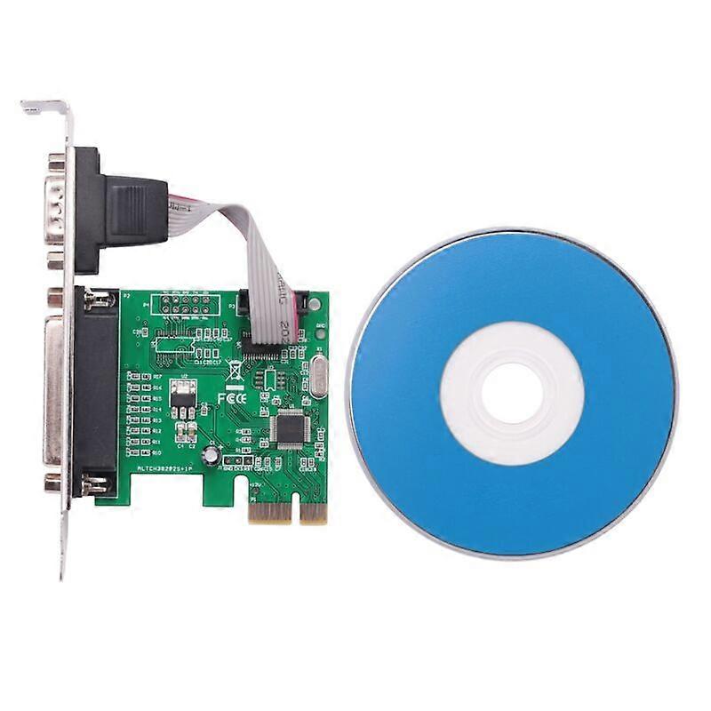 Serial Port Rs232 -232 Parallel Port Printer Com and DB25 to PCI-E PCI Card Adapter Converter Wch382L