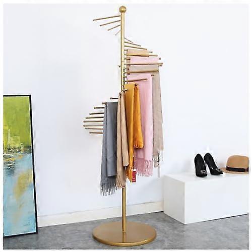 Grid Display Stand 42CMx170CM Metal Scarf Holder Free Standing Accessory Stand for Retail Belt Hijab Display