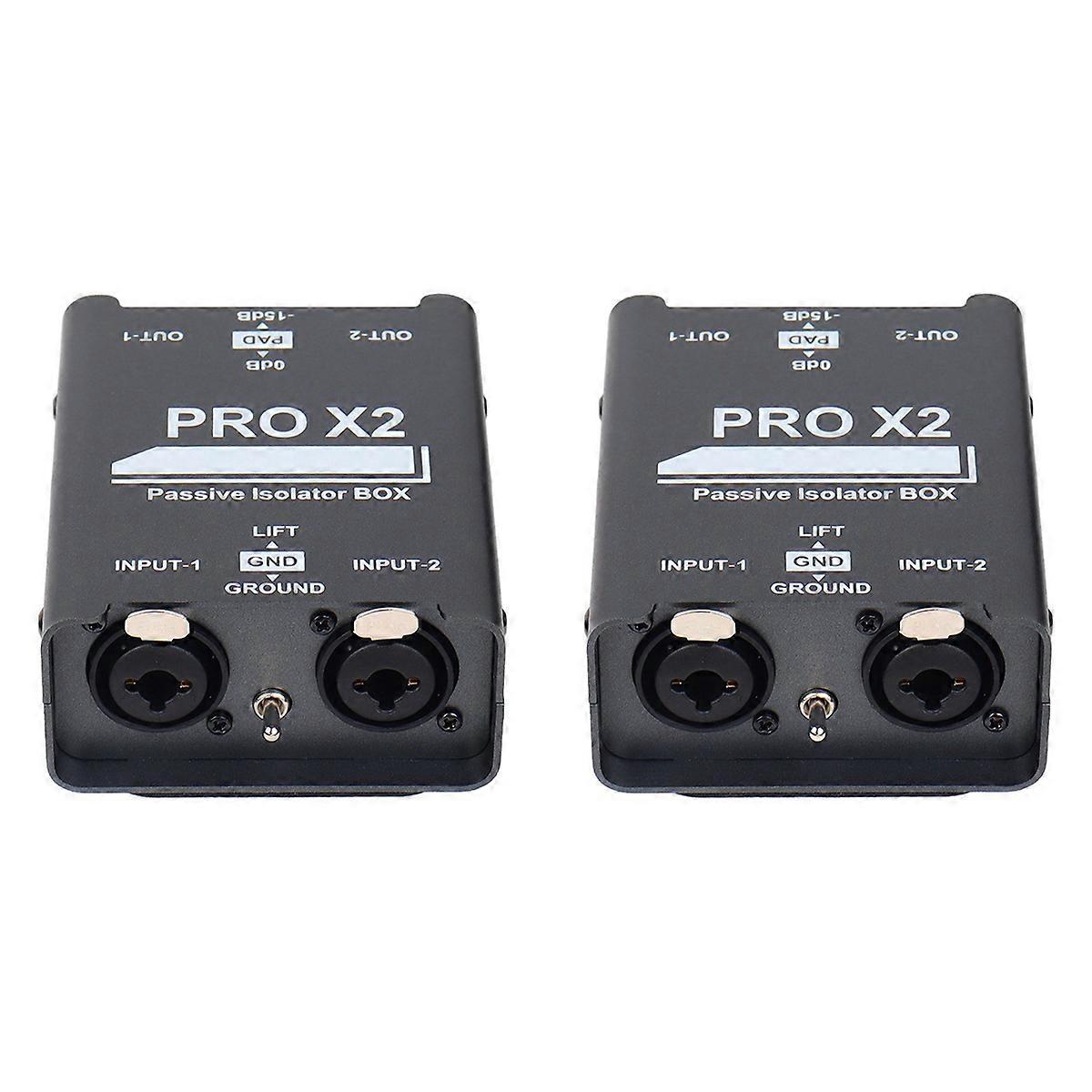  2-Way Audio Isolator, XLR 6.5, Permalloy Isolator