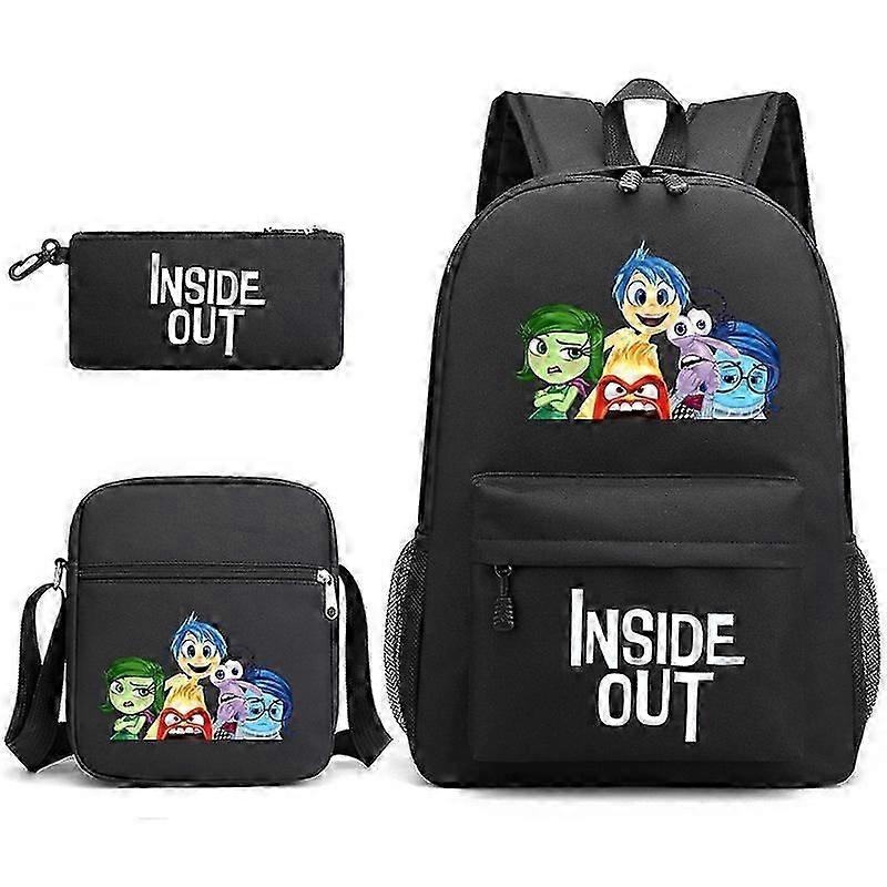 Inside Out 2 School Bag Backpack Pencil Case Shoulder Bag Three-piece Set _03