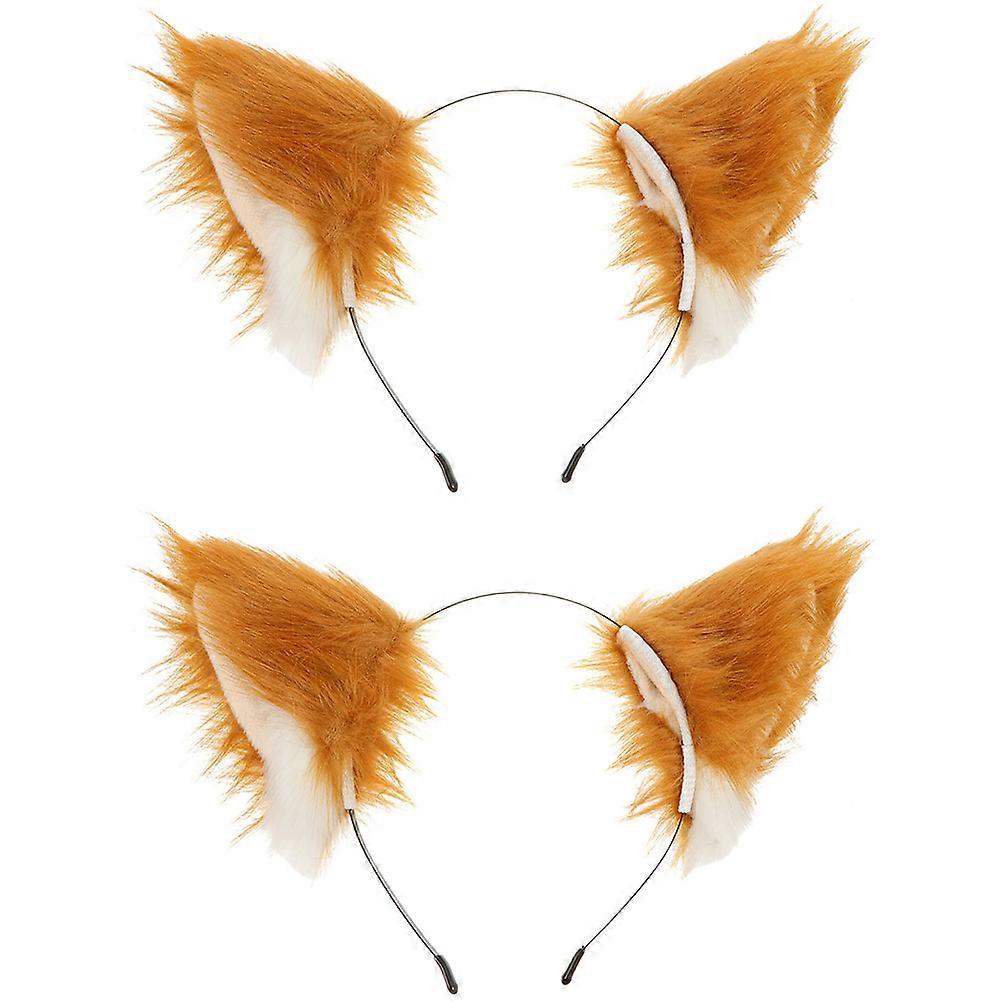 عصابات البنات للحزب لطيف آذان الثعلب عشب الشعر موضوع حزب النسيج 2 قطعة