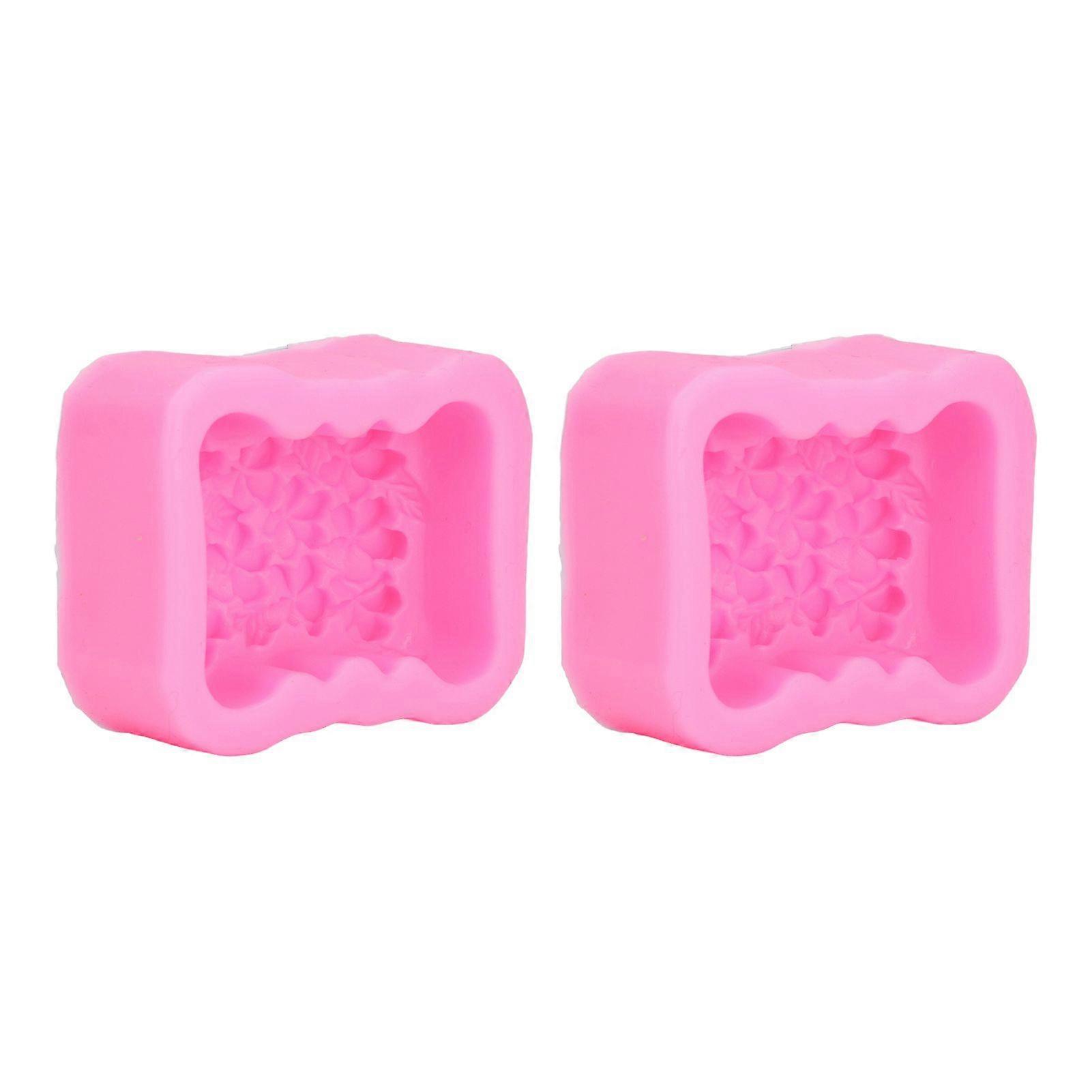 2025 Latest Model  2pcs Flower Mold Pink Reliable Durable Safe Stable