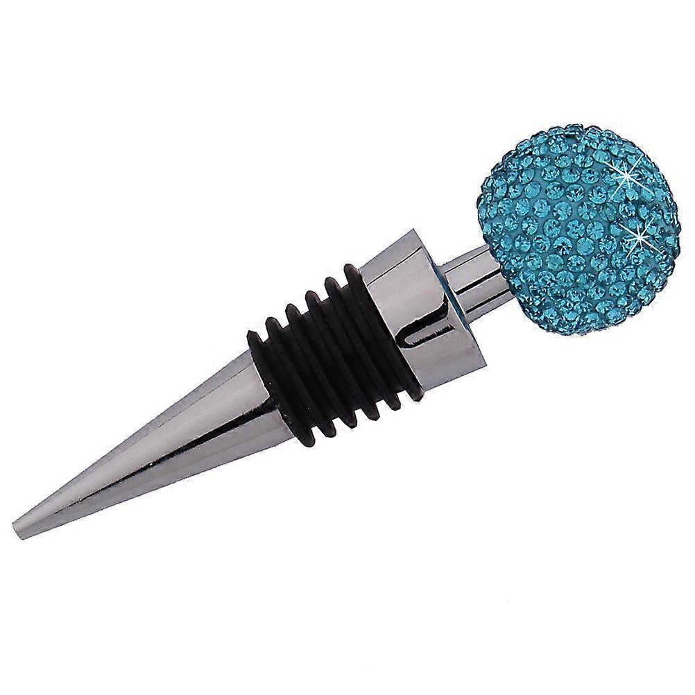 Novelty Blue Zinc Alloy Plug for Party and Restaurant 3.6×1.0×1.0in 1Set Airtight Seal