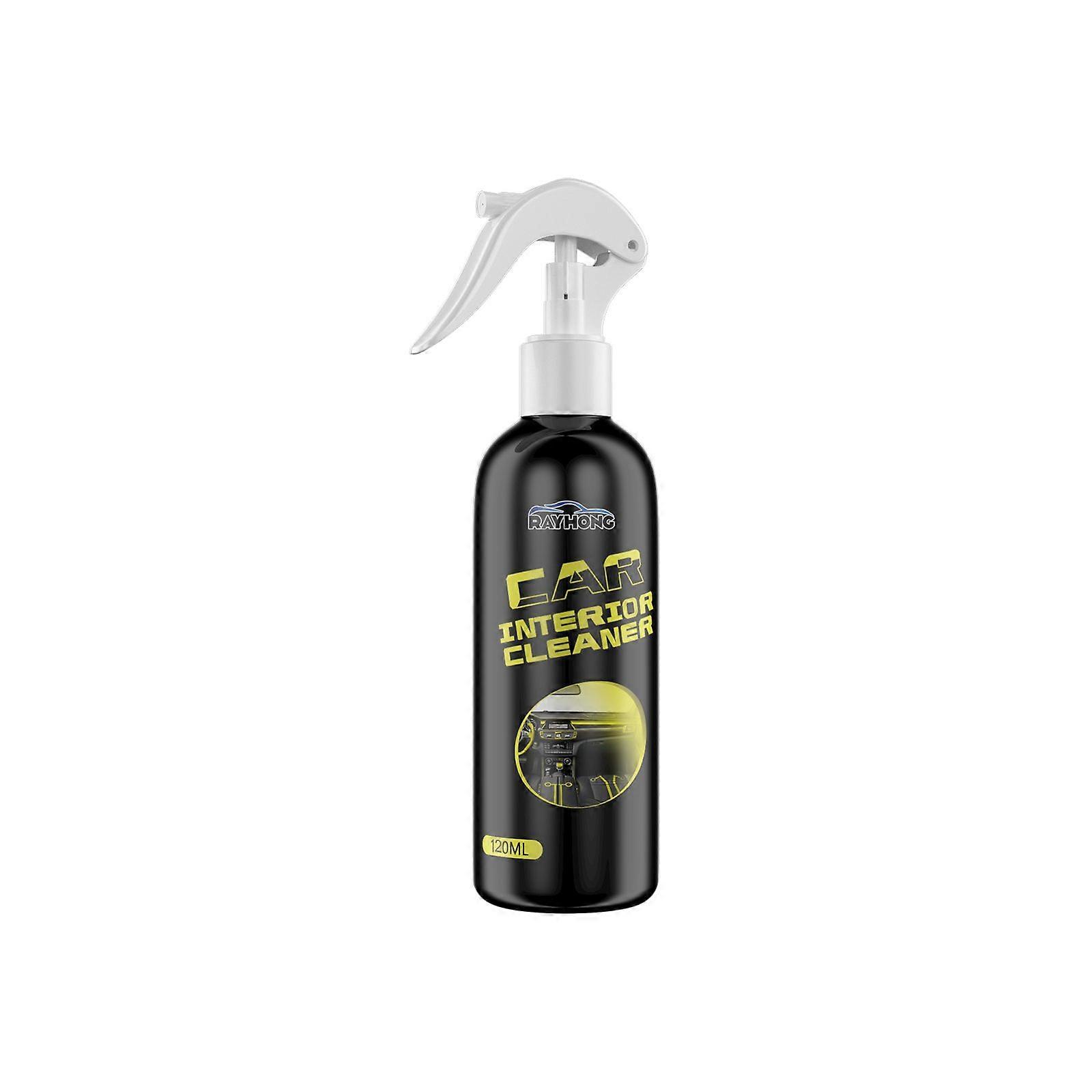 Premium Καθαριστικό Εσωτερικού Αυτοκινήτου - 120ml Σπρέι Συντήρησης Δέρματος &; Πλαστικού για Αποτελεσματική Αφαίρεση Ρύπων & Δακτυλικών Αποτυπωμάτων, Πρόληψη Αποχρωματισμών και Εύκολη Προστασία