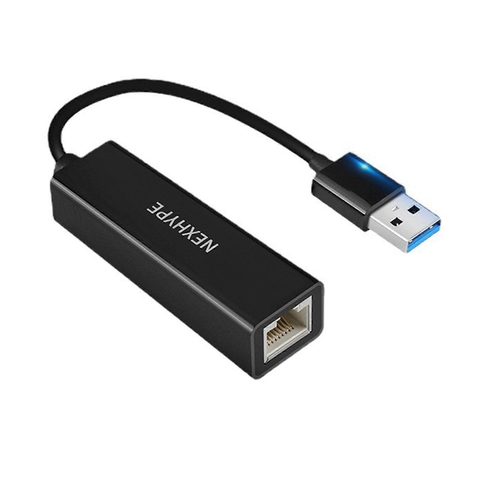 USB3.0 Gigabit LAN Adapters Fast 5Gbps Transfer Speed Stable Wireds Connection For Laptop Desktop PC Computer Work Travel