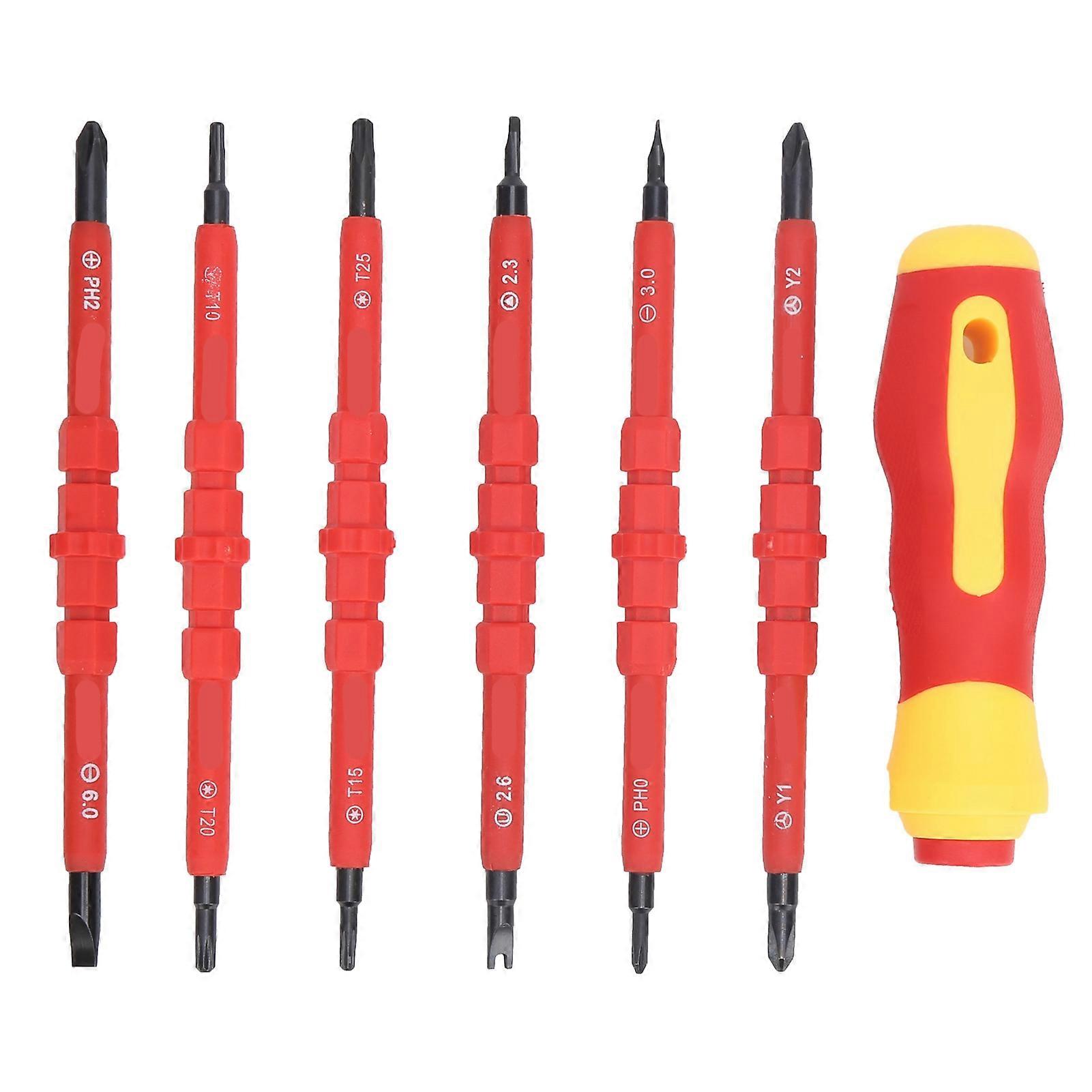 Insulated Screwdriver Kit Electricians Working Tool 500V High Pressure Hand Tool Set