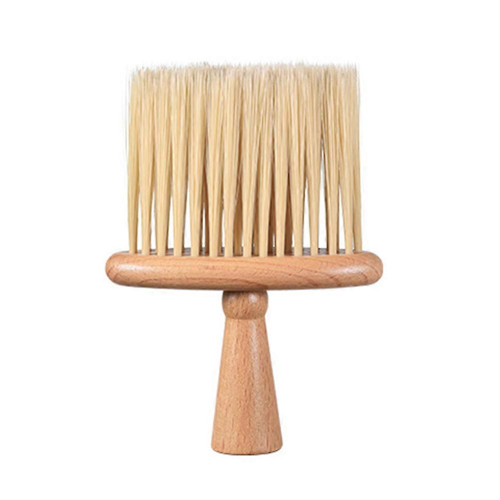 Keyboard Cleaning Brush Rectangular Simple Design Nylon Wood Computer Users 1Set