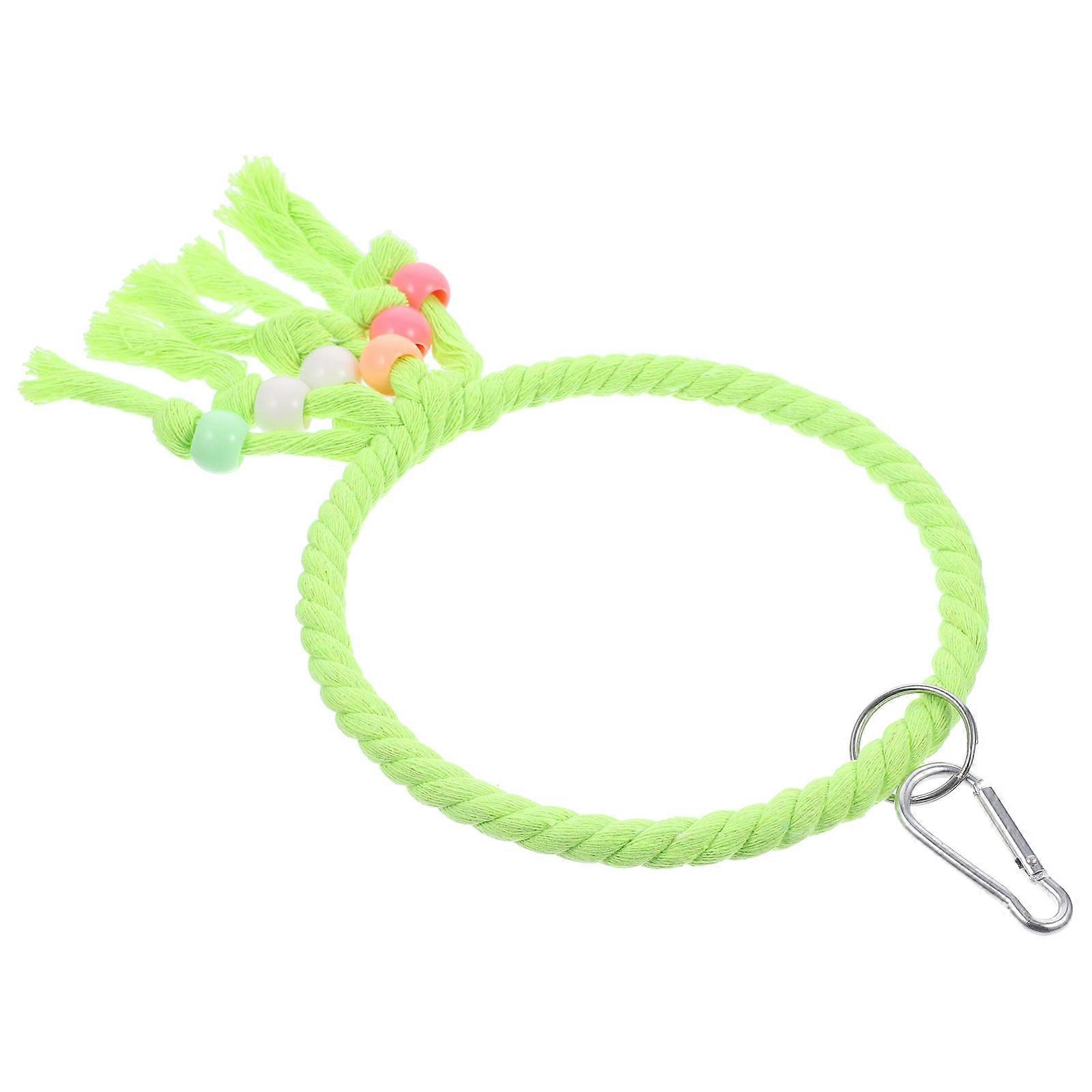 Small Bird Swing Perch Parrot Stand Ladder For Pet Enrichment 30x15cm 1Pack