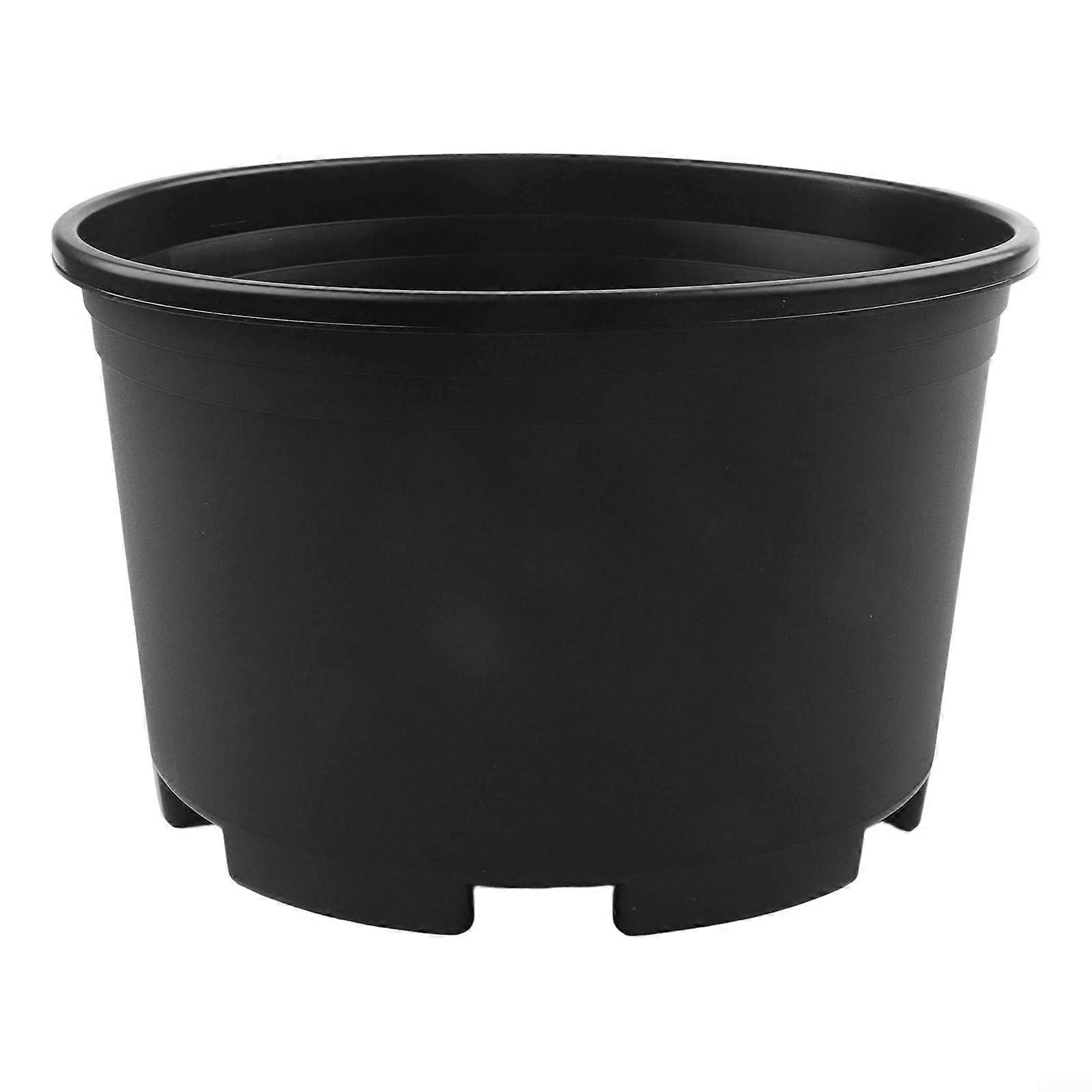 Large round flower pots with practical drainage, the addition to your home or garden (30 cm).