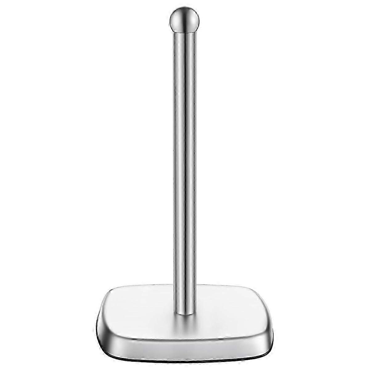 Paper Towel Holder for Countertop, Standing Kitchen Roll Holder with Suction Cups, Non-Slip Paper T