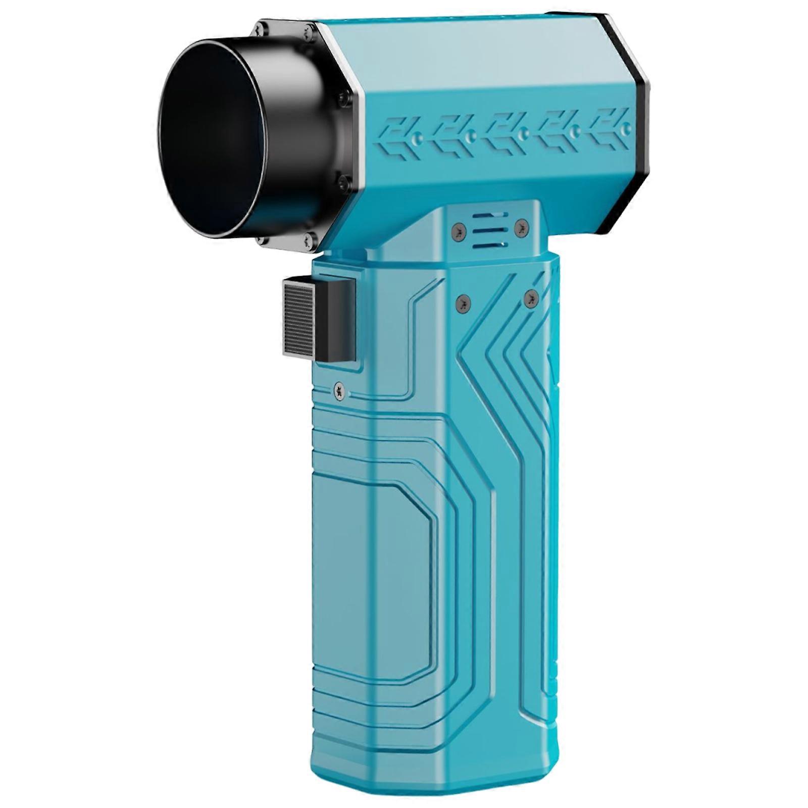 Compactly Turbines Fan Jet Fan 700g Thrust 70m/s Wind Speed Rechargeable Battery MultiProtection For Automotive Cleaning  Blue