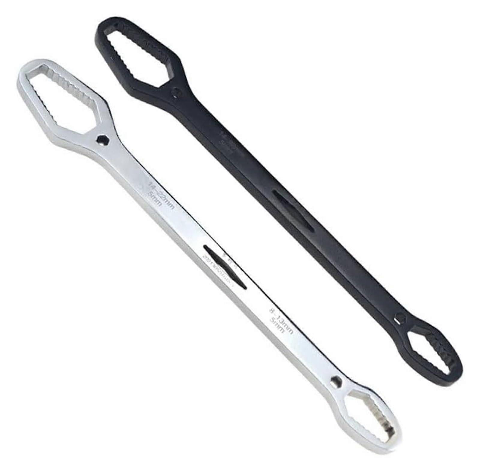 Adjustable Wrench – Doublesided Multifunctional, 8–22 mm, Chrome Vanadium Steel