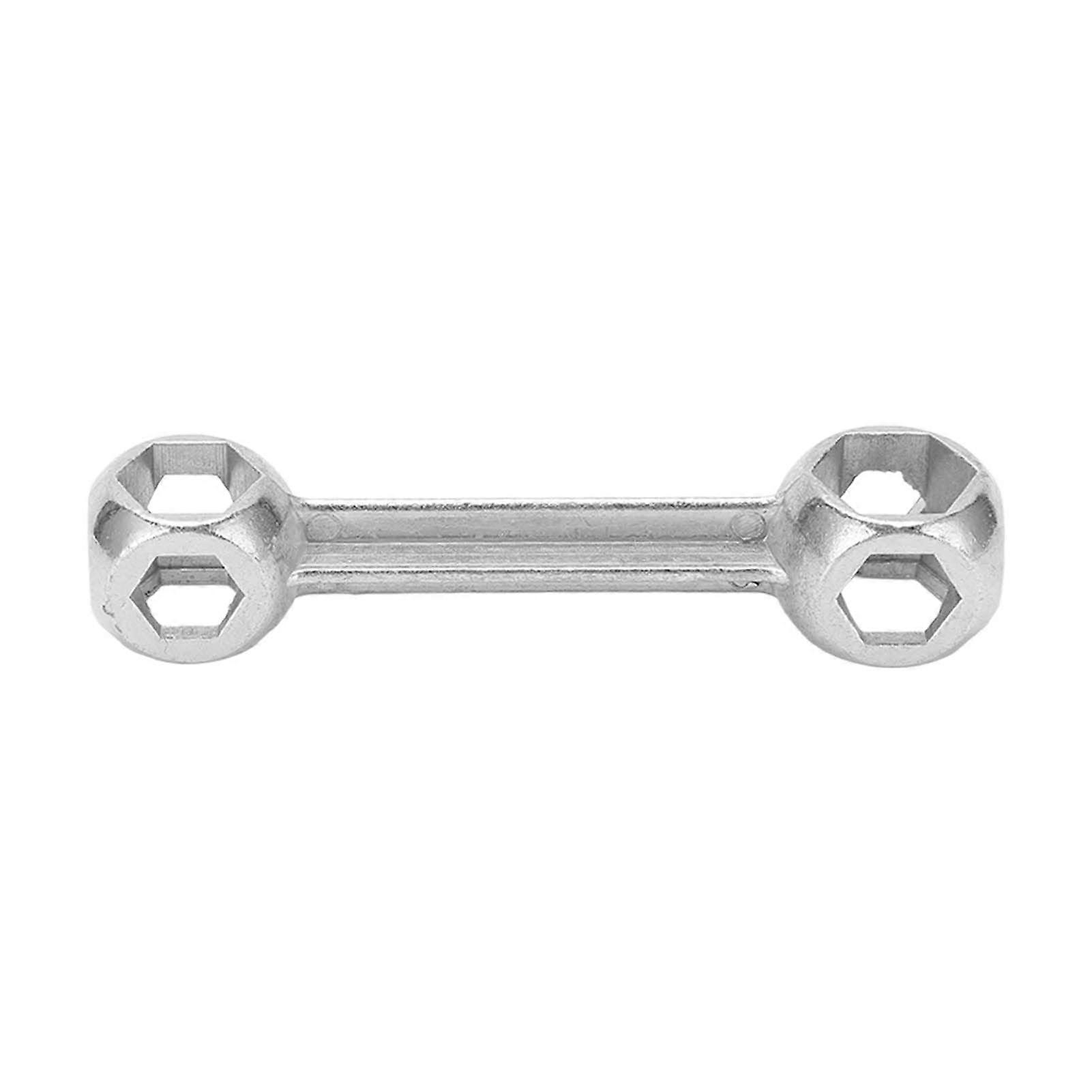 Portable Bicycle Key, 10 Hexagonal Keys from 6 mm 16 mm, 10 in 1 Stainless Hex Bone Key Bicycle Hardware Tools for Bicycle