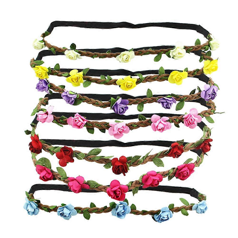 a polished and professional product description for your **7pcs Rose Flower Headbands**:
### 🌹 7pcs Rose Flower Headbands – Stylish Floral