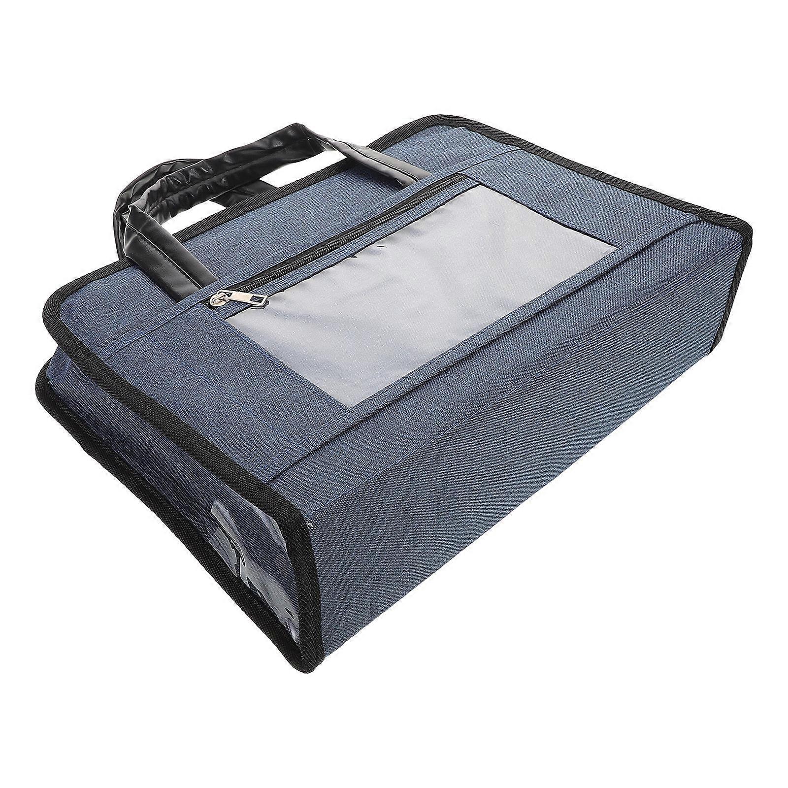 Durable Oxford Cloth Briefcase Combination Lock, Portable Laptop Carrier for Business Files, Meetings and Travel