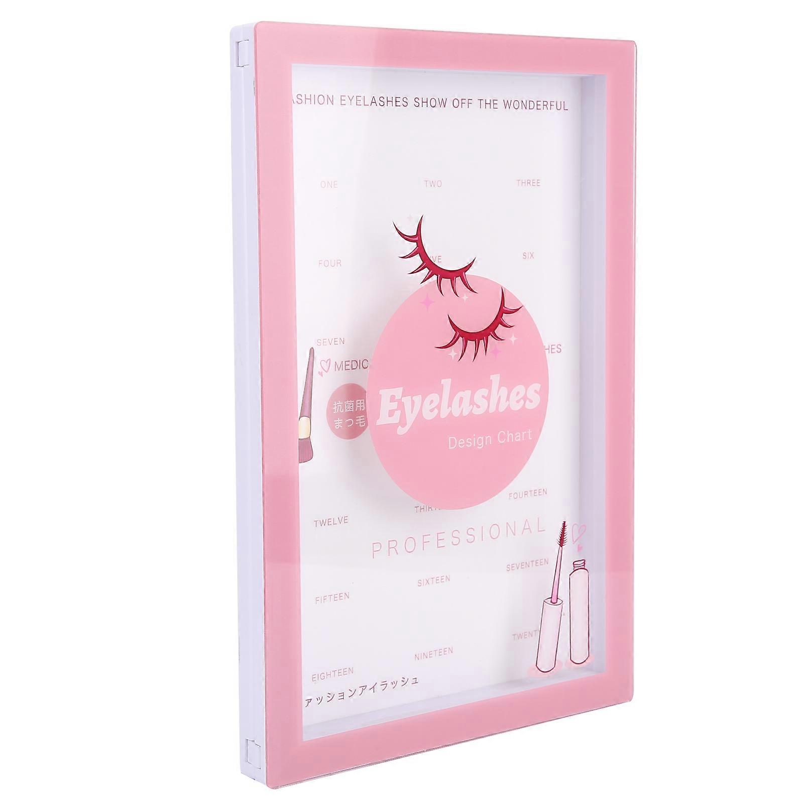 False Eyelashes Display Container Waterproof DustProof Reusable Eyelashes Display Tool