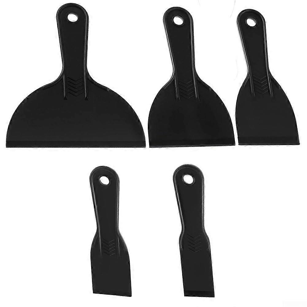 Plastic Putty Cutters Assorted Sizes For Scraping And Filling Home Repair 6-Piece Set