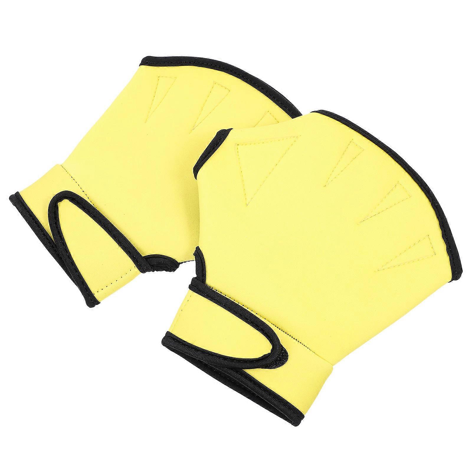 Webbed Swimming Pool Gloves for Men and Women – Warm Nylon Swim Mittens for Water Fitness, Lap Swimming and Aquatic Training