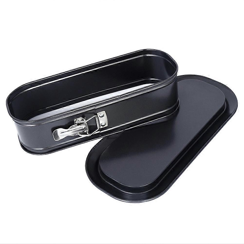 Black Nonstick Cake Mold for Baking with Lock and Lid Made of Carbon Steel 3565729