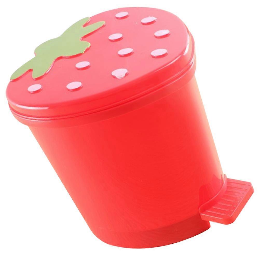 Cartoon Shape Countertop Garbage Can Stain Resistant Hands Free Operation 1Set