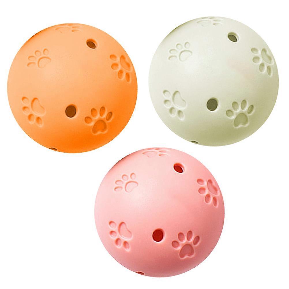 プラスチック猫のおもちゃベルのおもちゃ猫の毎日のエンターテイメント耐久性と実用的な3個