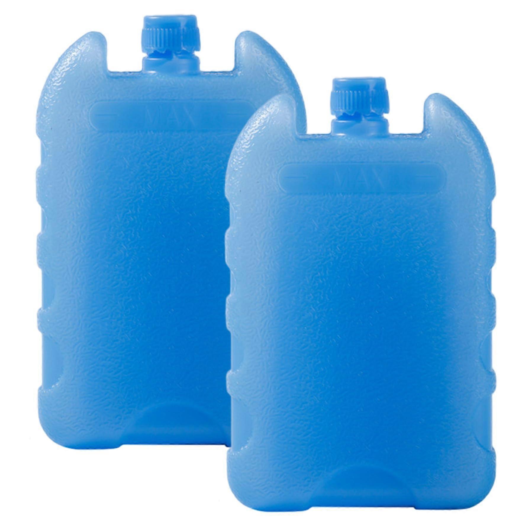 Reusable portable coolerfreezer, 2 ice bags, sealed, uncovered, durable reusable freezer blocks, portable cooler ice pack