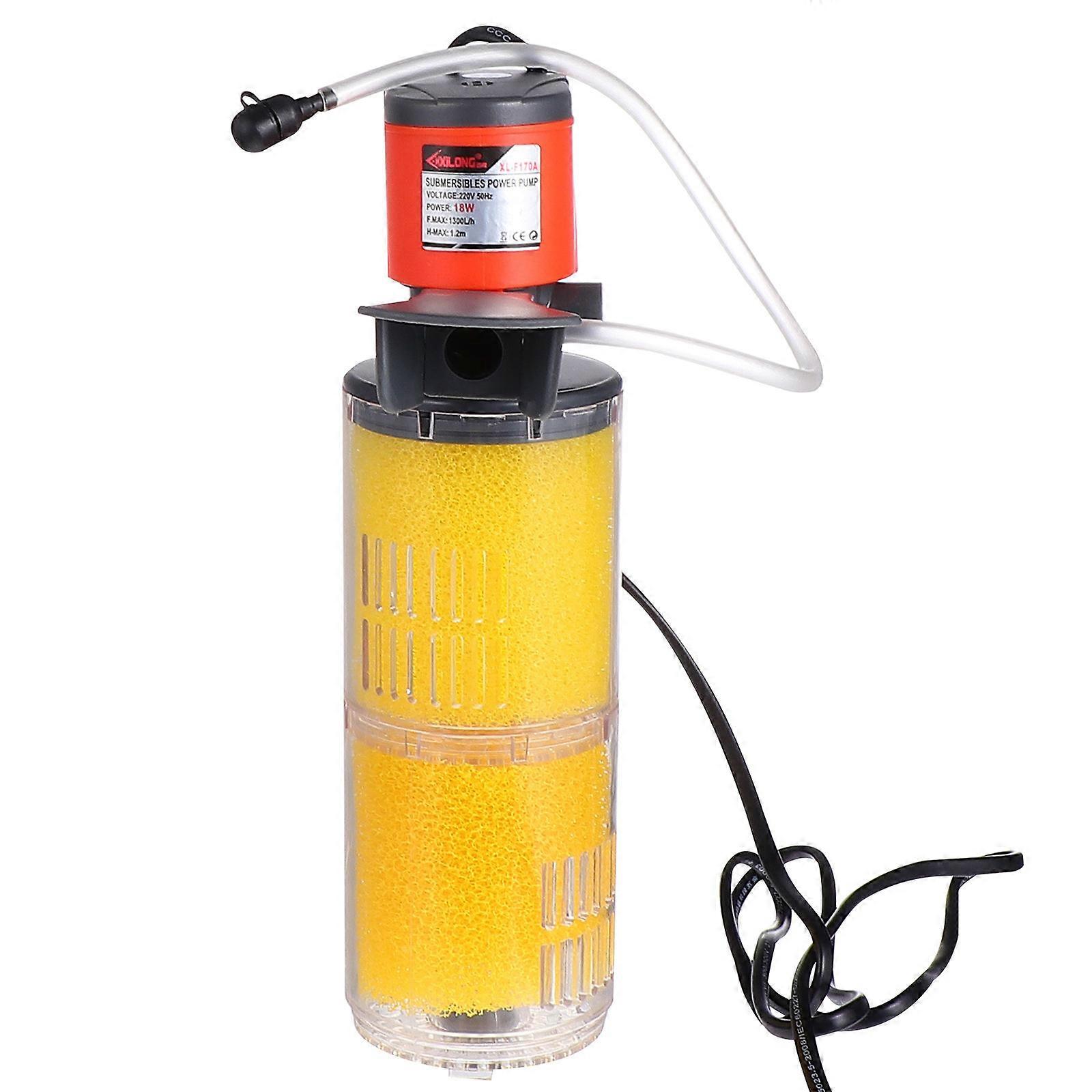 Submersible Pump Aquarium Water Circulation System Filter Pump for Fish Tank Oxygen Supply Silent Design 1Set