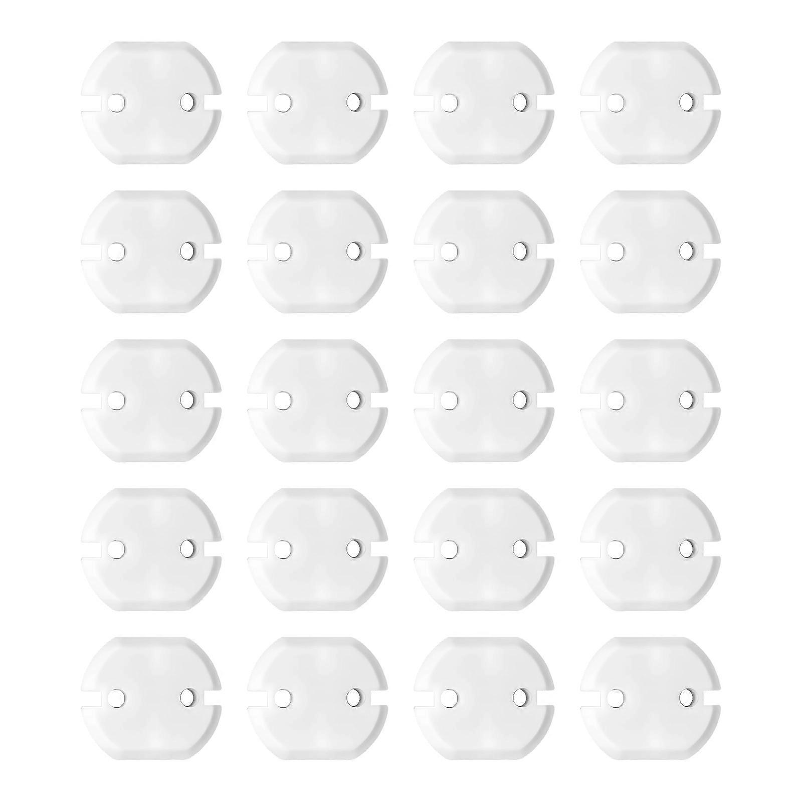 שקע מצויר כיסוי בטיחות עמיד בפני אבק מגיני שקע מנעול ילדים התקנה קלה 20 יחידות חבילה הגנת תינוקות צבעוני