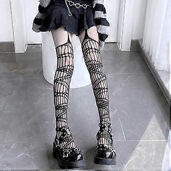Hollow Fishnet Stockings Tights Women Full Body Fishnet Stockings Pantyhose