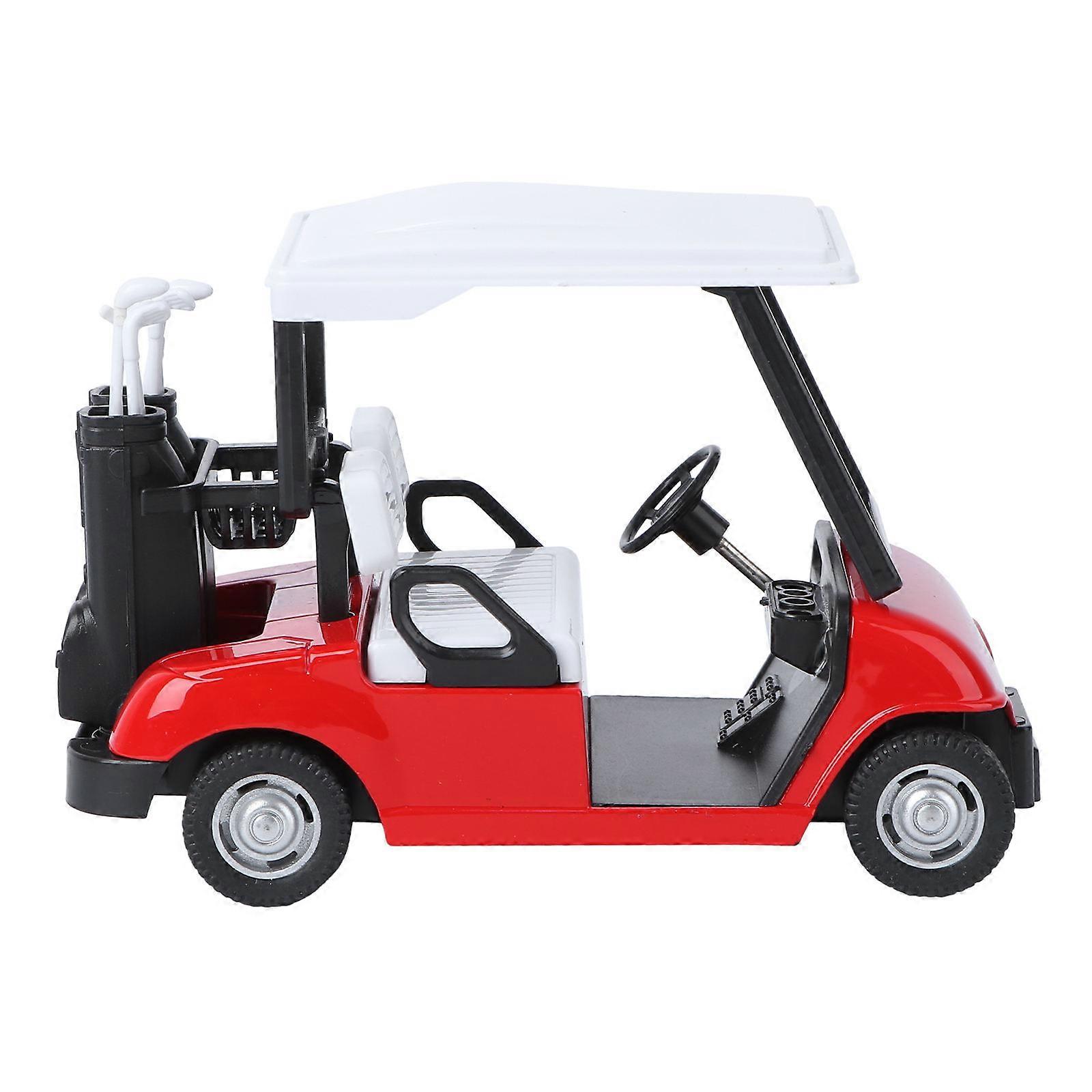 Golf Cart Model Die-Cast Alloy Toy Car Parent-Child Communication Tool Miniature 1Pack for Home Decoration