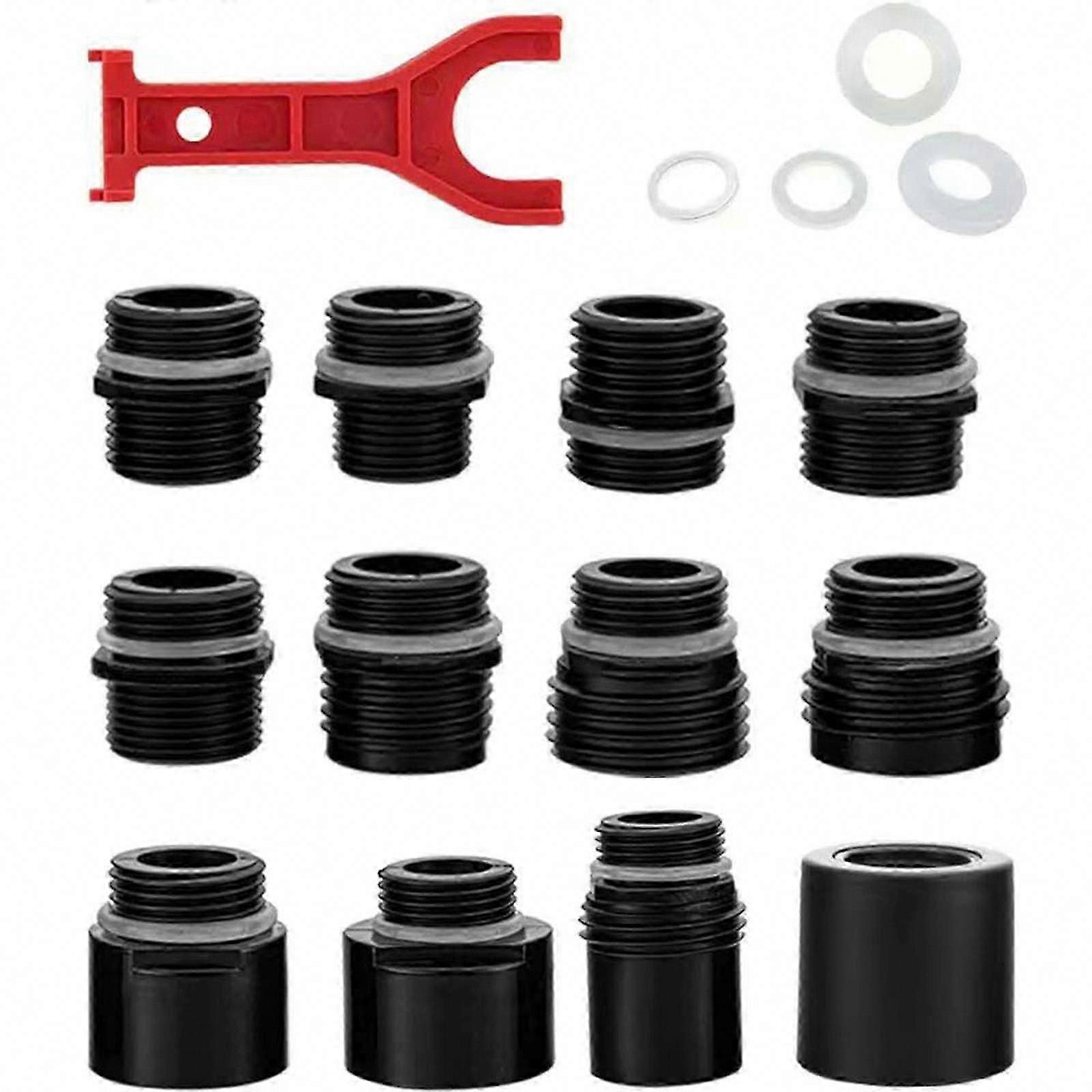 Multifunctional Faucet Head Connectors Set for Pulling Down Sprayers Easy Installation Home Accessories Included plating