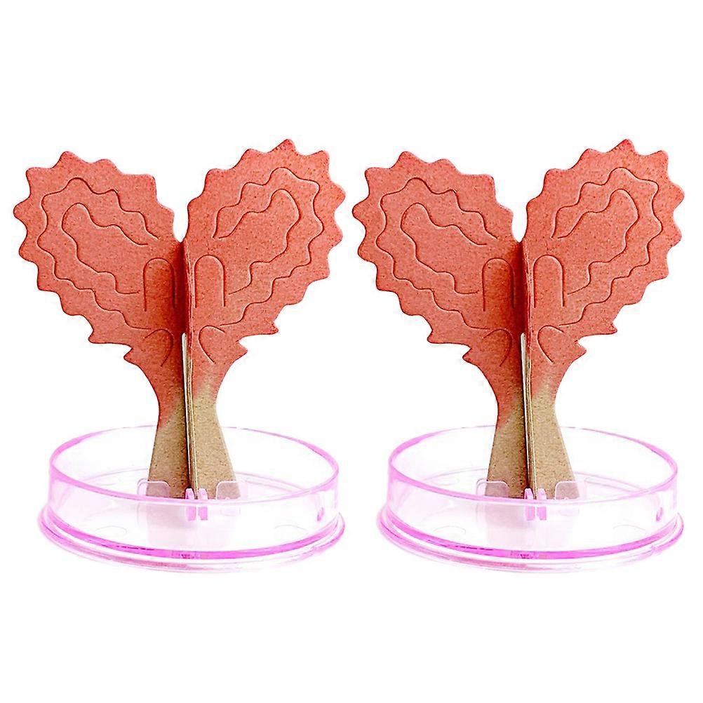 Beautiful Heart-Shaped Crystal DIY Couple Decoration 2 Sets Suitable For Children's Day Gift