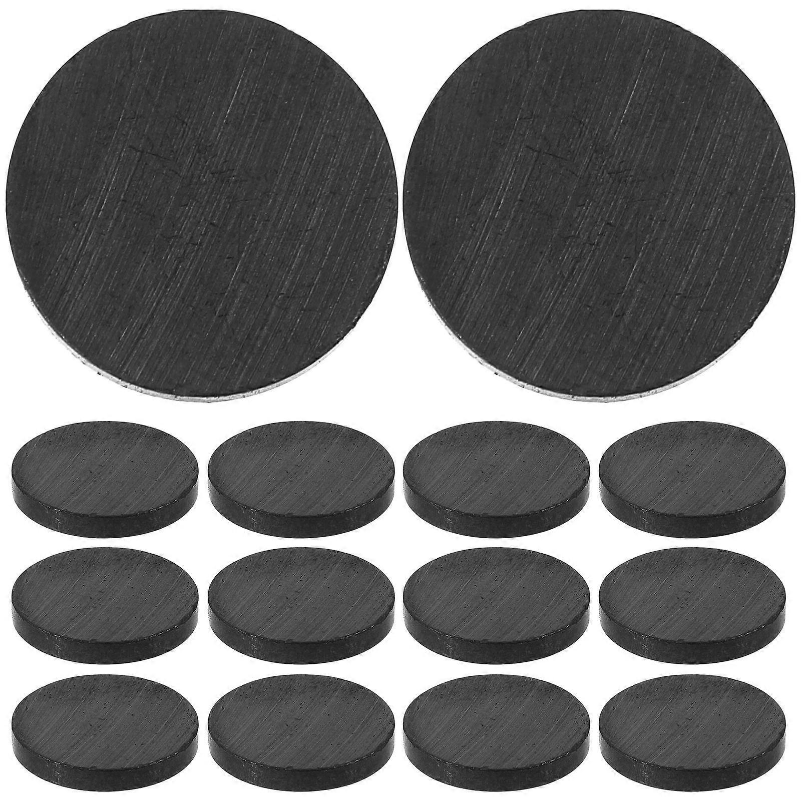 Round Self Adhesive Magnets 10Set Compact Design For General Users DIY Enthusiasts Home Use