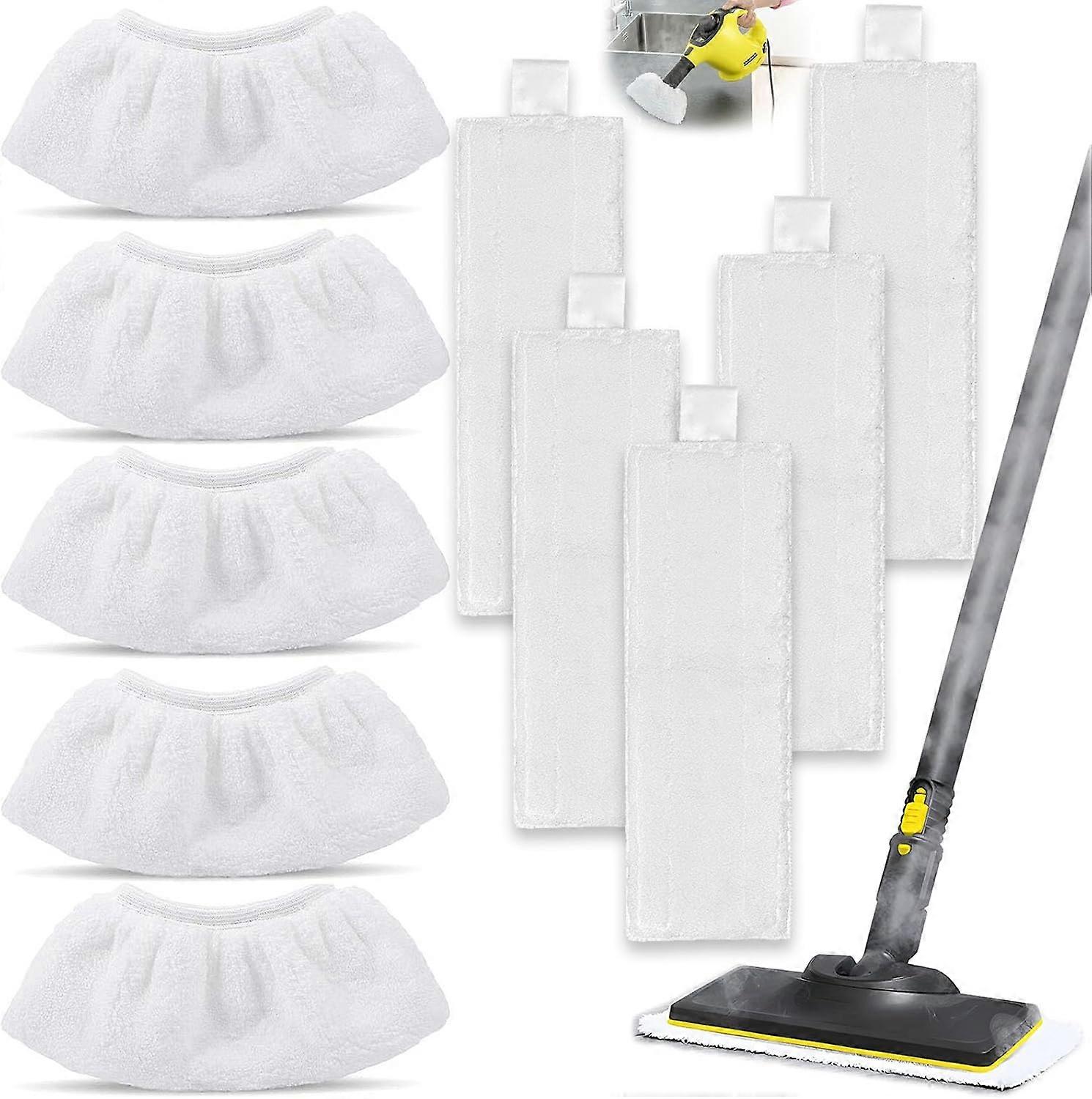 Compatible with Kärcher Easyfix SC2 SC3 SC4 SC5 Steam Cleaner Microfiber Cloths Steam Cleaners 10 Microfiber Replacement Cloths Accessories Set