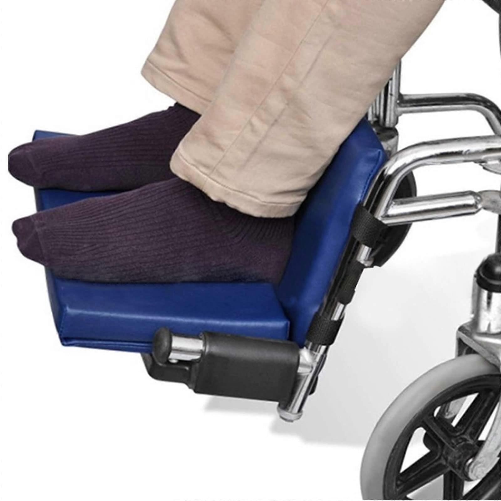 Wheelchair Pedal Footrest Raiser Pad 16x20x1 Inch, Premium Calf and Leg Rest Pad for Disabled Comfort and Support