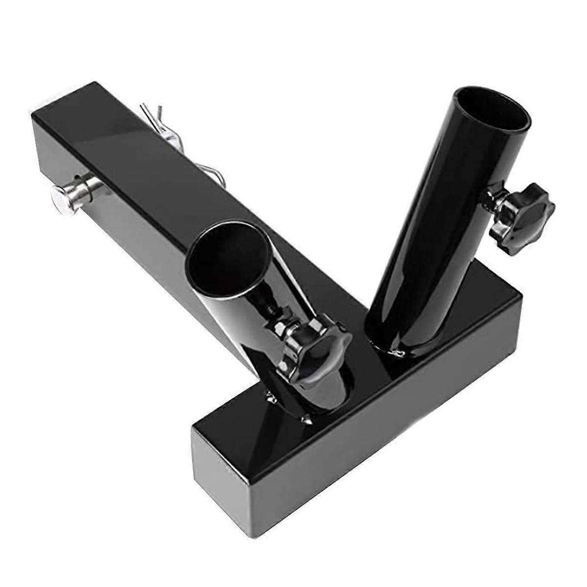 Hitch Flag Pole Holder, Dual Flag Pole Mount Kit Mount Flagpole for Truck, Trailer, Pickup, , SUV,