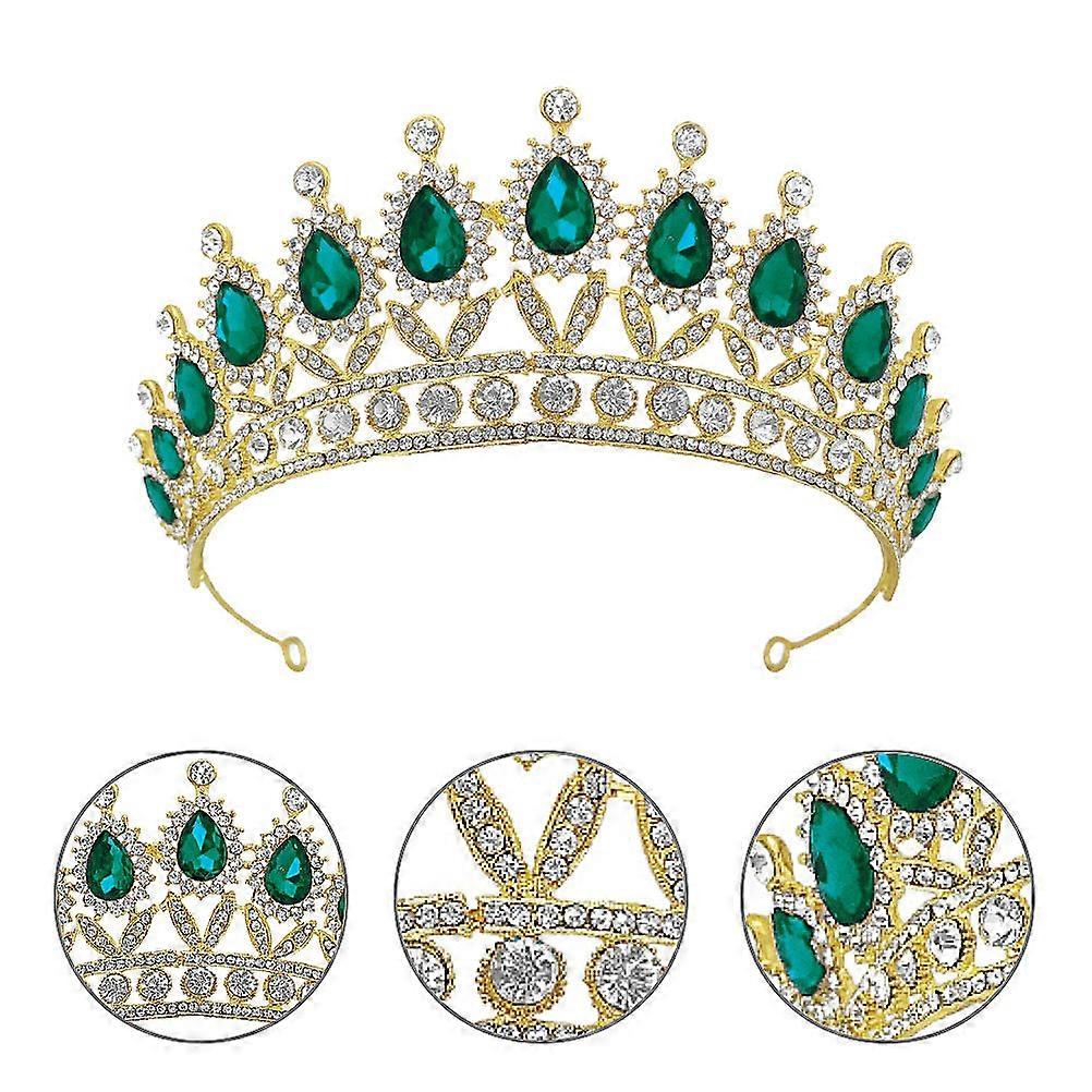Crystal Crown Headpiece Adding Elegance to Any Outfit