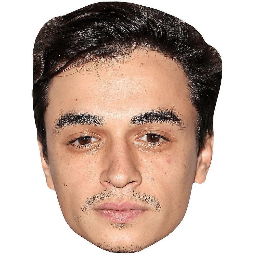 Benjamin Papac (Stubble) Celebrity Mask, Flat Card Face