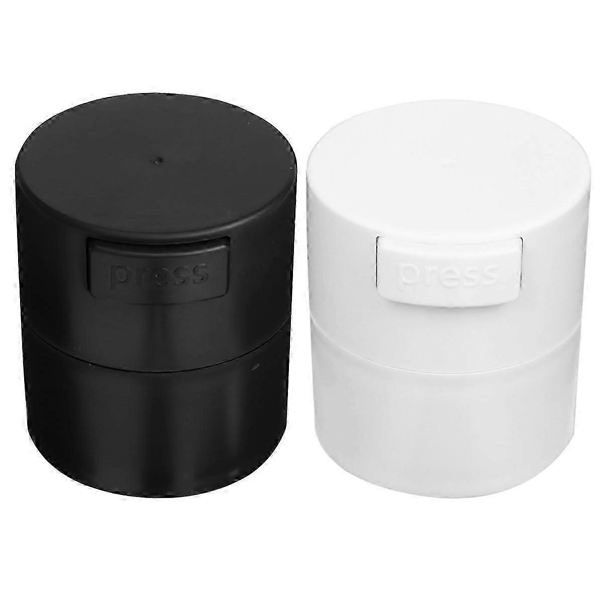 Seal Glue Container Rectangular Eyelash Glue Storage Jar For Travel Plastic 2Set