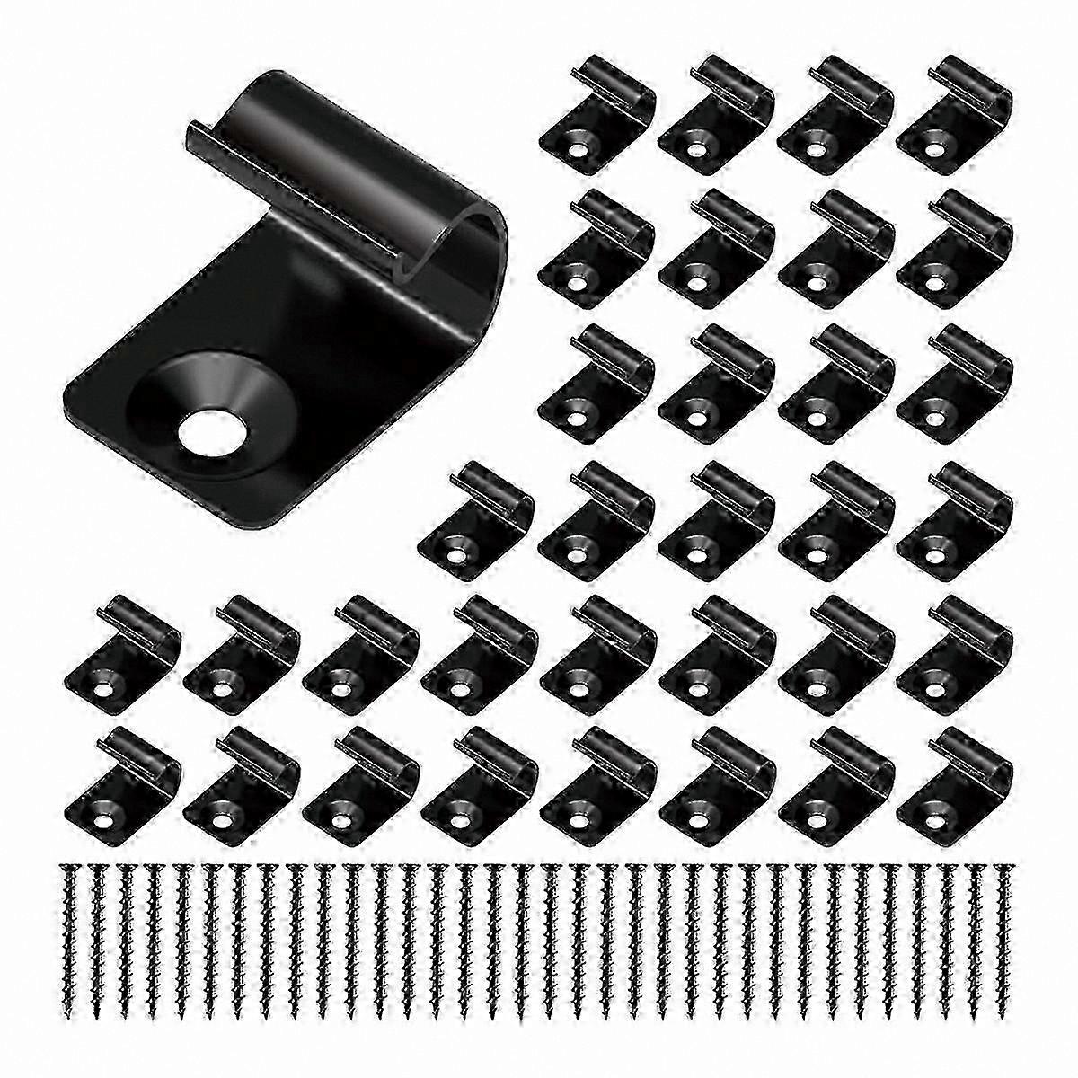 Universal Decking Clips with Screws for Composite Decking Installation