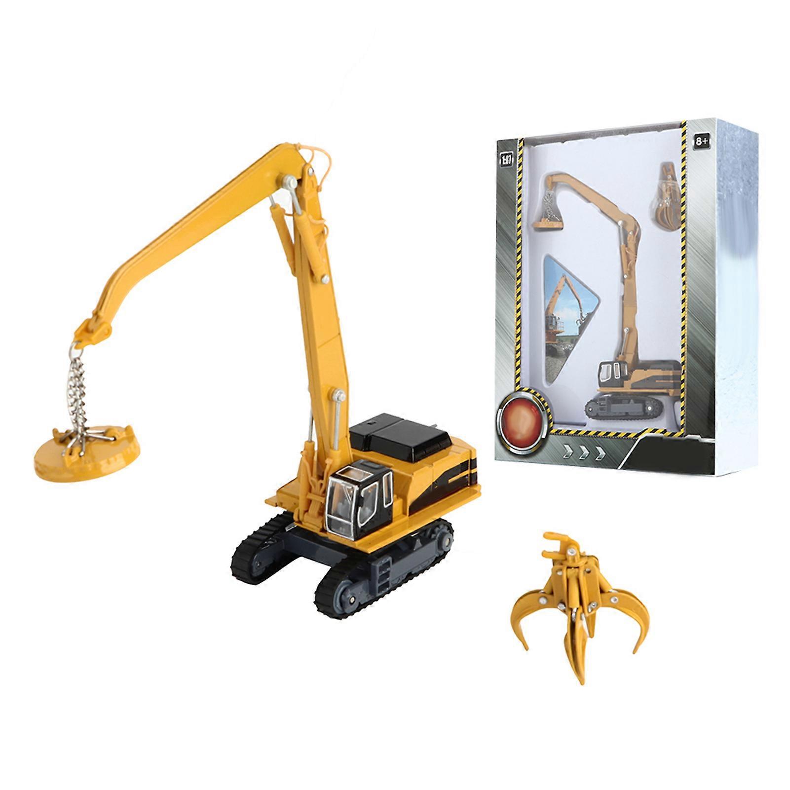 Kids' Toy Model of an Alloy Engineering Vehicle for Material Handling