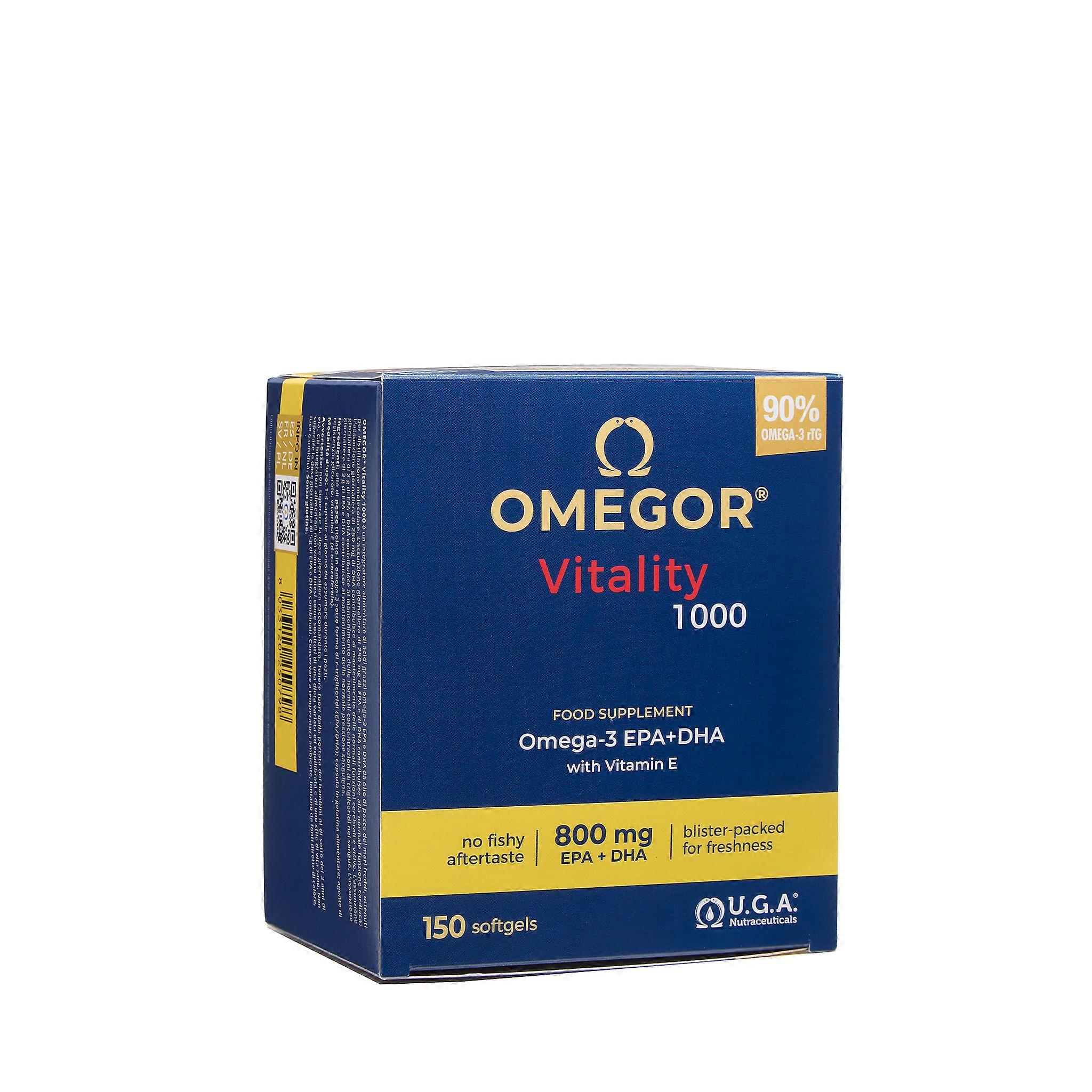 Omegor Vitality 1000 - Omega3 Epa en DHA 150 capsules
