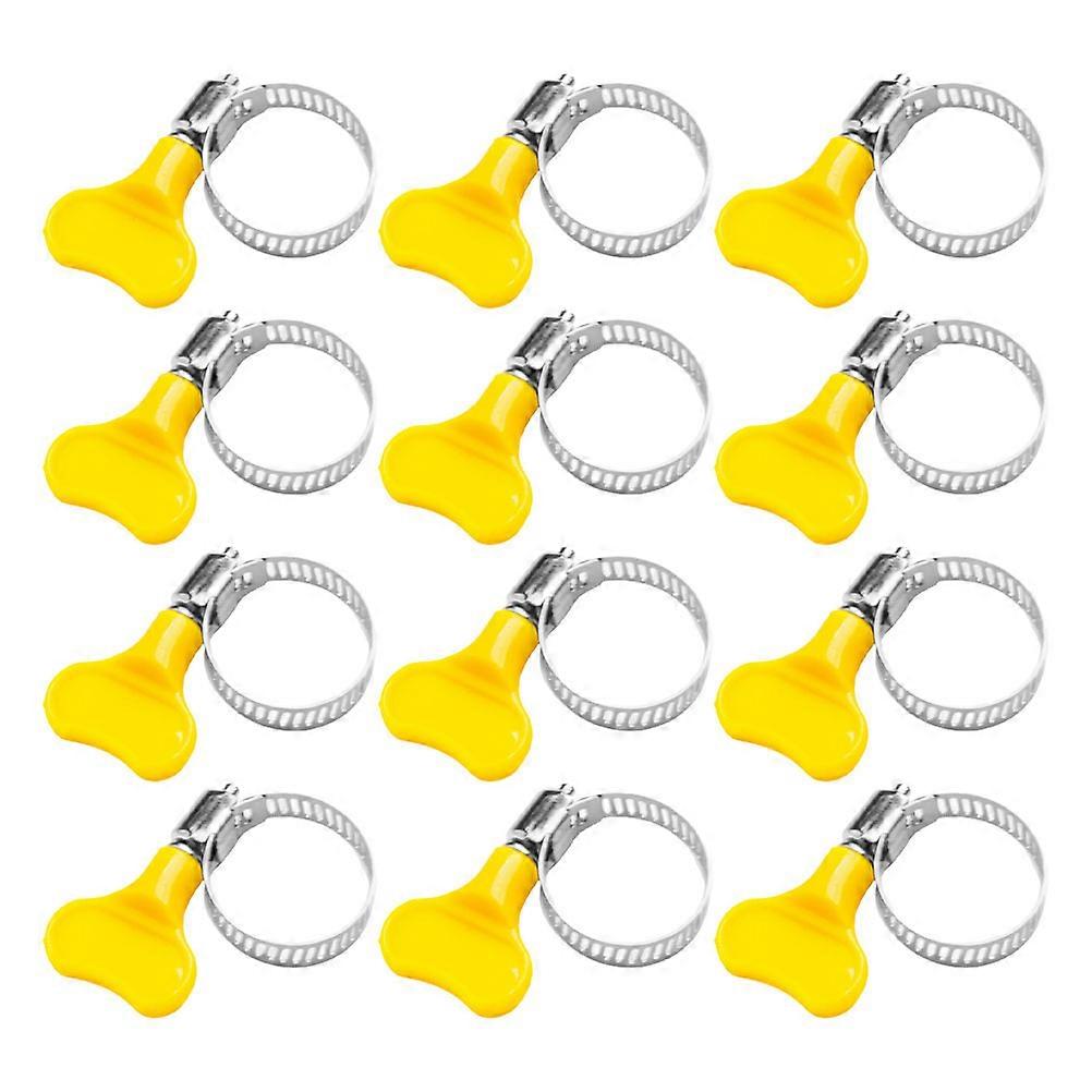 Plastic Hose Clamp 12Pack For Home Use Corrosion Resistant Water Pipe Adjustable