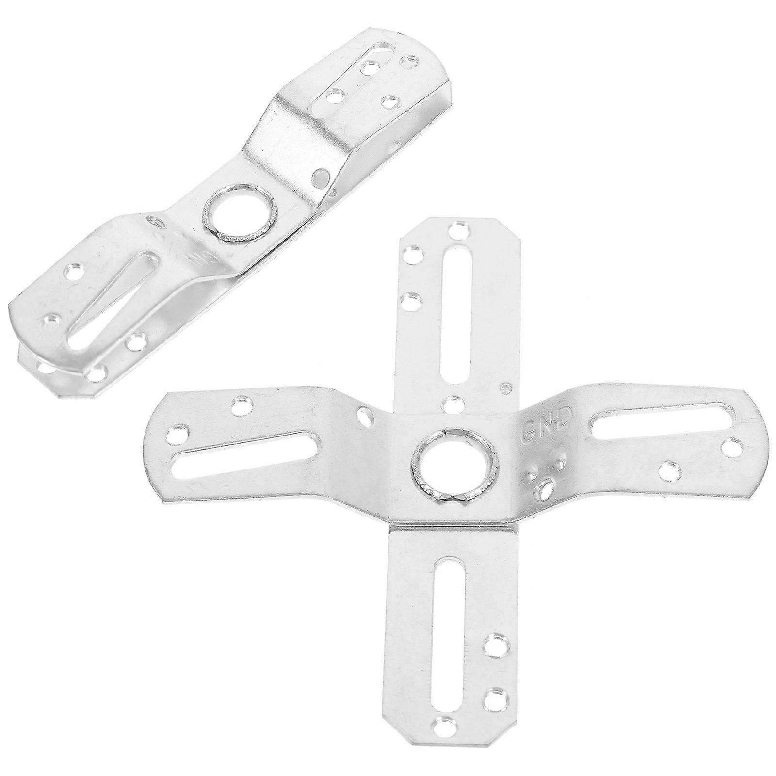 2 Sets of Light Mount Brackets for Lamp Fixtures and Fittings Hooks